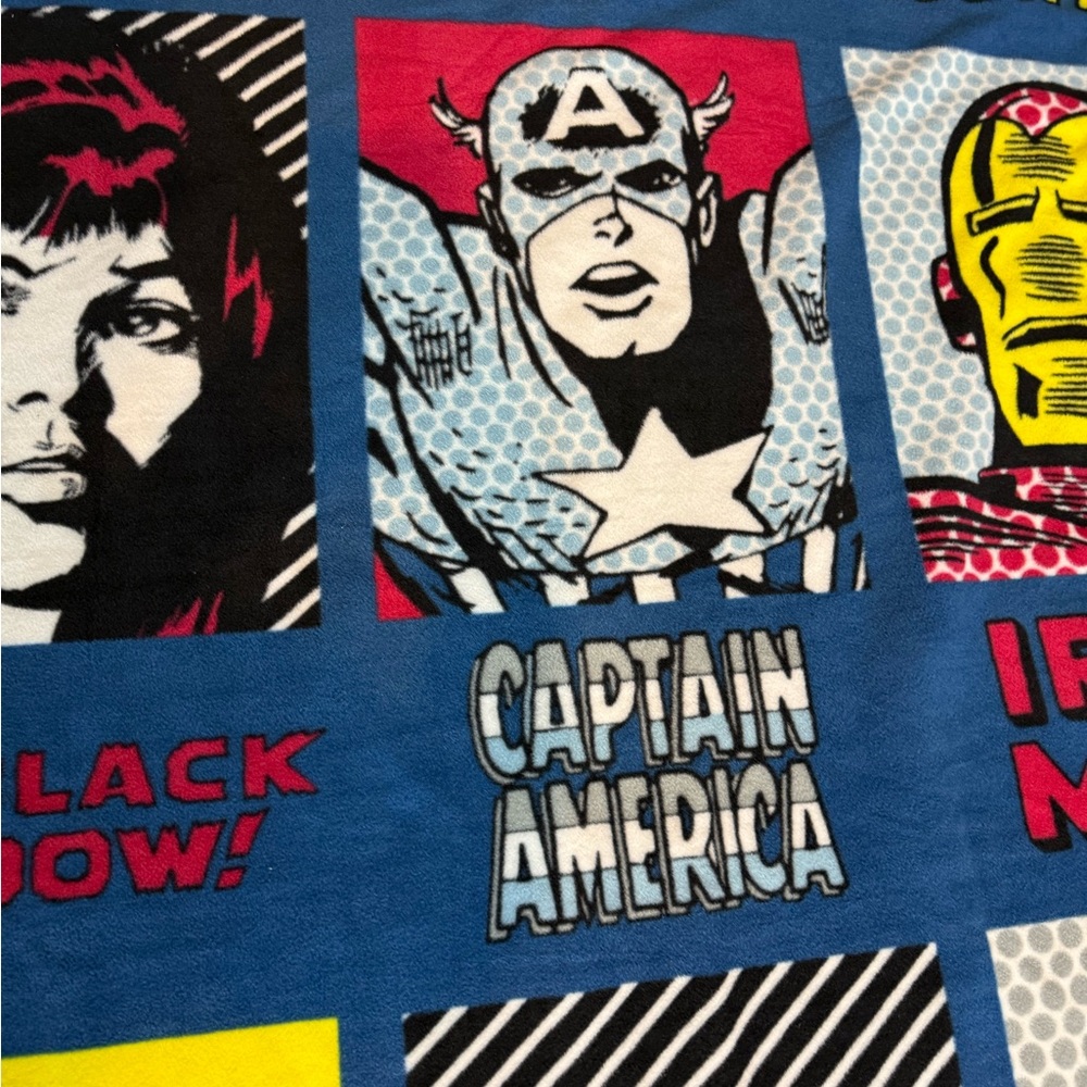 Kids Marvel Heroes Fleece Blanket 63x53in - Picture 11 of 13